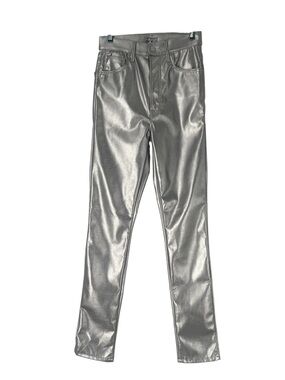 Mother High Waisted Rail Skimp Jeans Silver Dagger 26